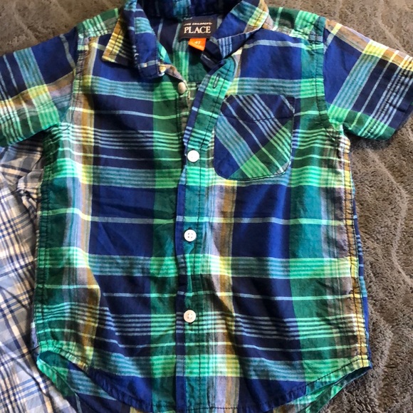 Pack of 3- boys short sleeve button downs - Picture 3 of 4